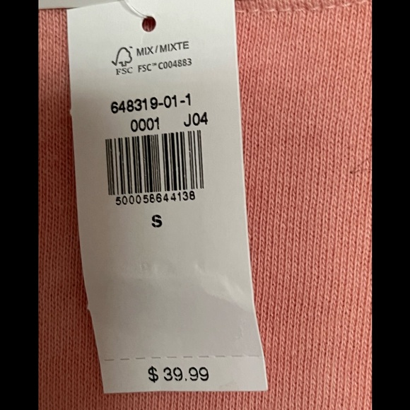 NWT Old Navy Long-Sleeve Garment-Dyed French-Terry Tunic Sweatshirt - Picture 6 of 7